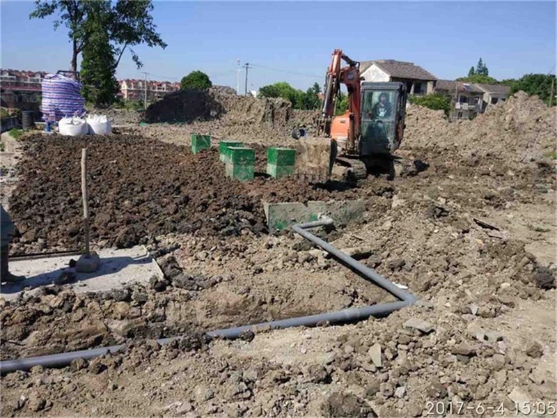 成都市成灌高速石家橋收費站AB區(qū)，地埋式生活污水處理系統(tǒng)